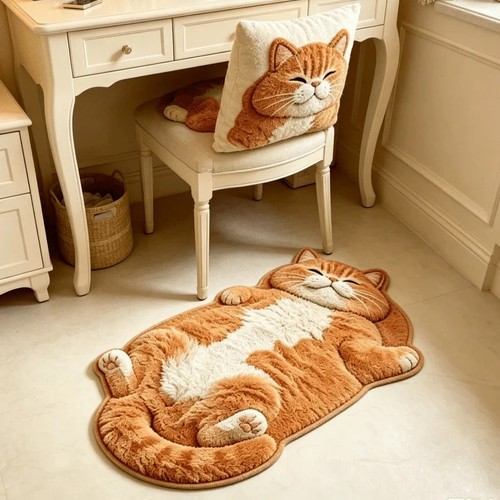 New cat shaped - rug, soft