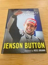 Jenson button hand signed - button,