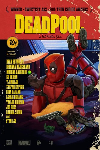 Deadpool pulp fiction marvel - pulp,