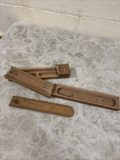 vintage wood pencil case