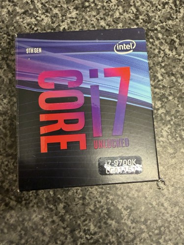 Intel 9700k 6ghz - 3.6ghz, cpu