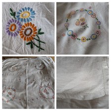 Vintage Linen Tablecloth