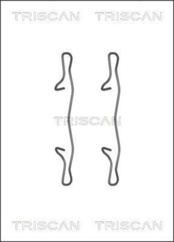 Triscan disc brake pad - triscan,