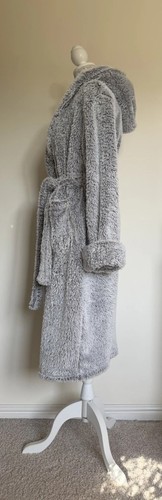 Ladies dressing gown grey - ladies,