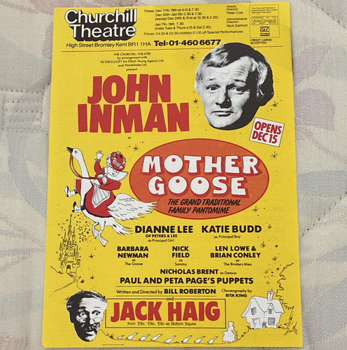 Churchill theatre mother goose - mother,