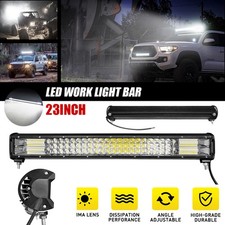 23in LED Work Light Bar Flood Spot Lights Driving Lamp Offroad Car Truck SUV 12V