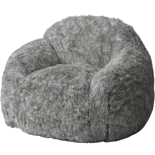 Large faux fur bean - fur, bag