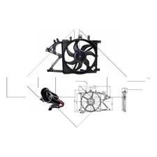 NRF Engine Cooling Fan fits