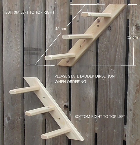 Mini cat ladder wall fence - cat,