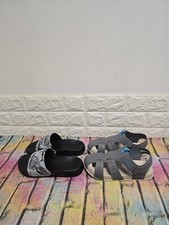 Reef Walking Sandals / Sliders 2 Pair Bundle UK 2 (EU 34) Kid's RRP £ 58