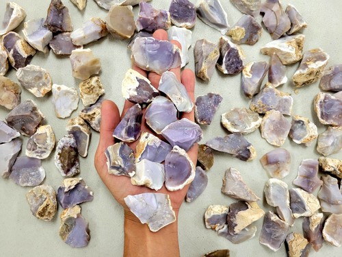 Natural purple agate rough - natural,