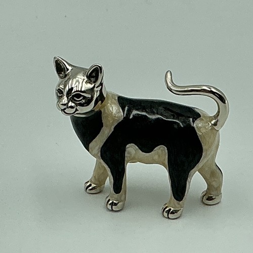 Saturno silver enamel large - saturno,