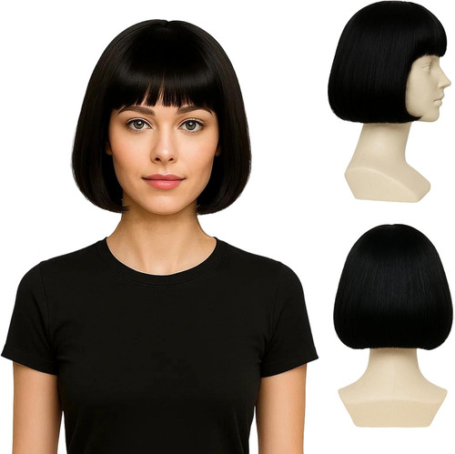 Black bob wig wigs - wig,, for