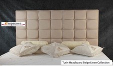 Turin Bed Headboard LINEN