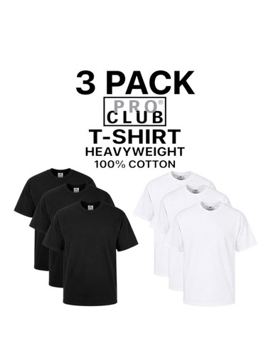 Pack pro club heavyweight t - pack,