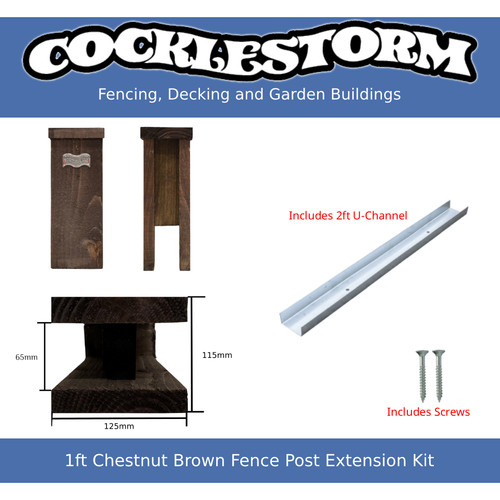 1ft chestnut brown - chestnut,
