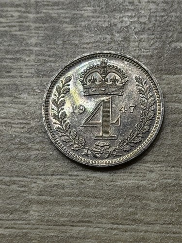 George maundy fourpence - george,