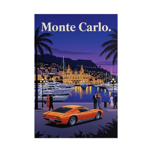 Lamborghini miura monte - monte, carlo