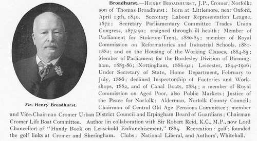 Harry broadhurst cromer - harry, of