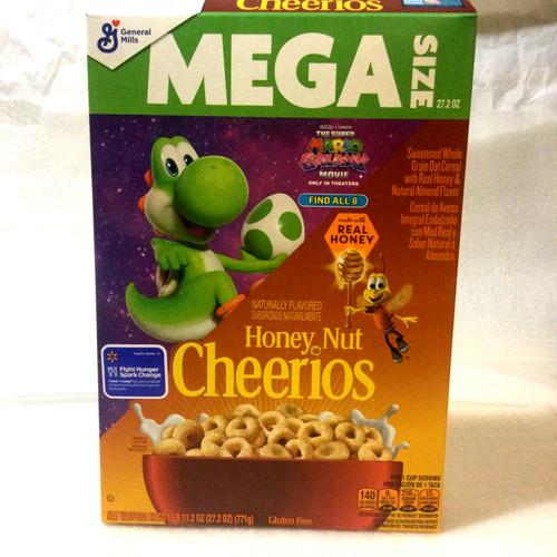 Mario galaxy movie cereal - mario,