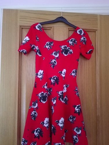 Red flower dress - h&m,
