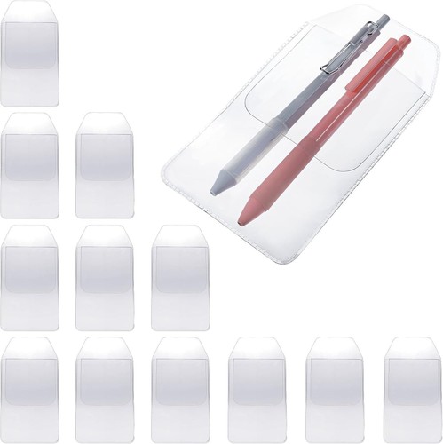 12pcs clear pocket - 12pcs,