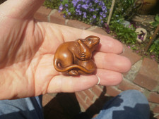 1a. Hand Carved wood netsuke