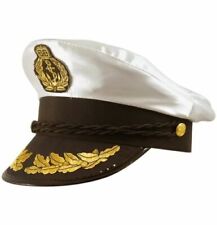 ADULT SAILOR CAPTAIN HAT SATIN