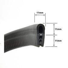 Universal Car Truck BOOT TOP SEAL - Rubber EDGE TRIM Door Bonnet Price Per Metre