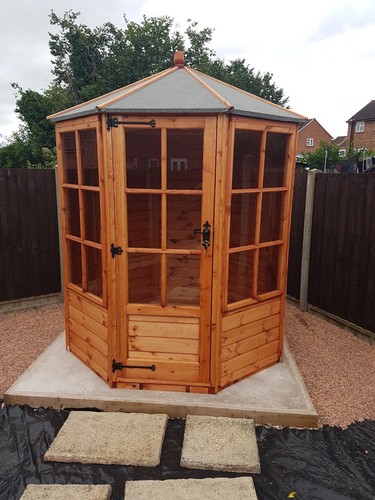 Octagonal summer house - summer, x