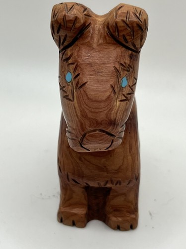 Zuni cedar dog - fetish, cody