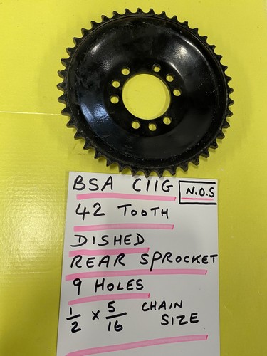 Bsa c11g rear sprocket 6186 - c11g, 29-6186