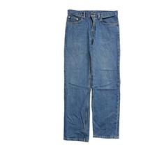 Levis 504 Jeans W33 L30 Mens Mid Blue Regular Straight Fit Denim