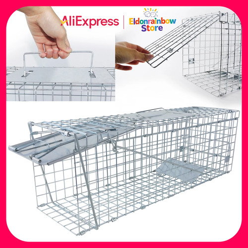 Live animal cage trap - live,