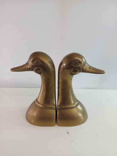 Pair brass duck - brass, metal