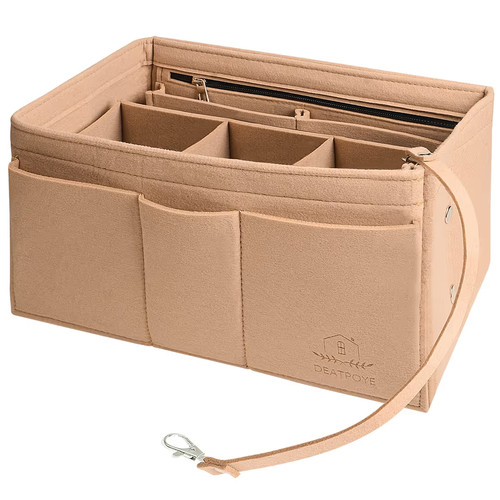 Felt tote bag - organiser, with