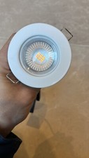 Saxby Integrated LED Bathroom Downlight 4W Warm White 3000K IP65 Fire Rated