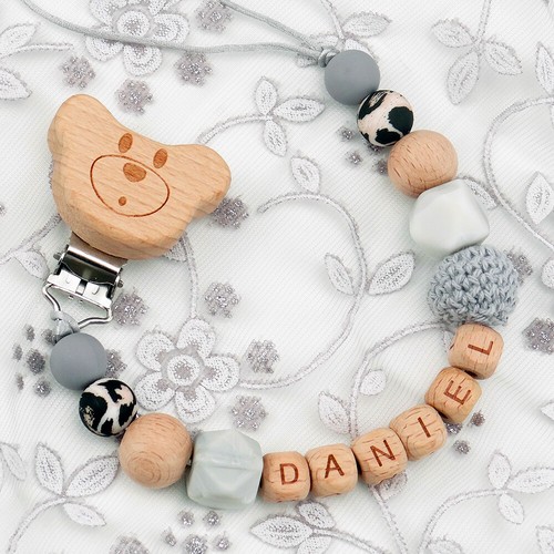 Personalised name dummy - dummy, clip