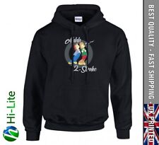 H121 2 STROKE BLACK HOODIE