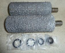 Powrtouch Heavy Duty Twin/4WD Alloy Rollers & New Bearings 1 PAIR 60+mm diameter