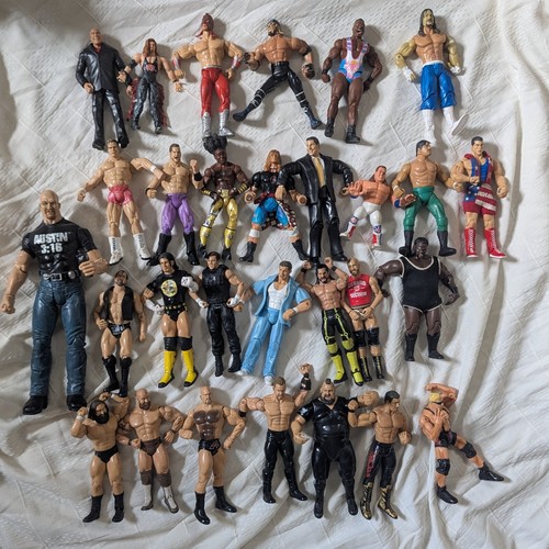 Wwe wwf wcw wrestling figures - wwe,
