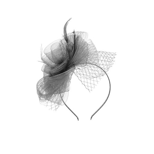 Womens flower feather hair - feather,