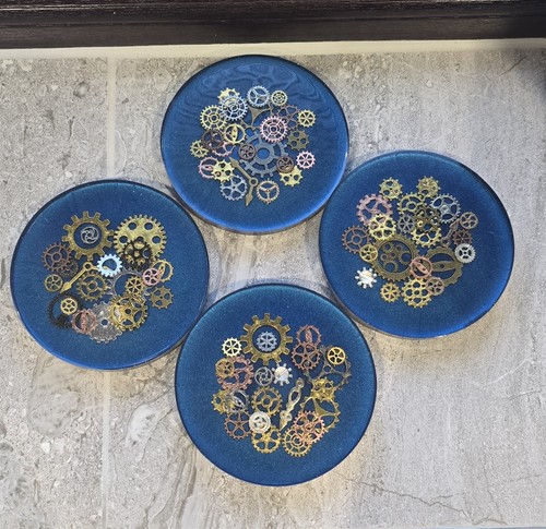 Handmade resin metal - metal, steam