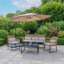 Tuscany 5 Seater Steel & Rope