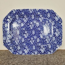 Burleigh ironstone blue calico - ironstone,
