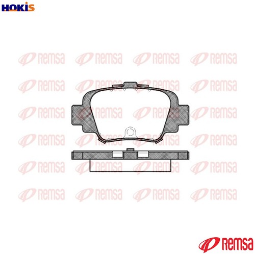 Brake pad set - pad, disc