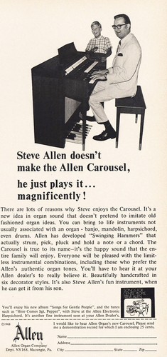 1968 allen organ - allen,