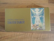 ORIGINAL Aleister Crowley Thoth Tarot Deck - OOP - AGM Urania OTO - recent scans