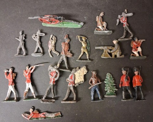 Antique lead soldiers army - antique,