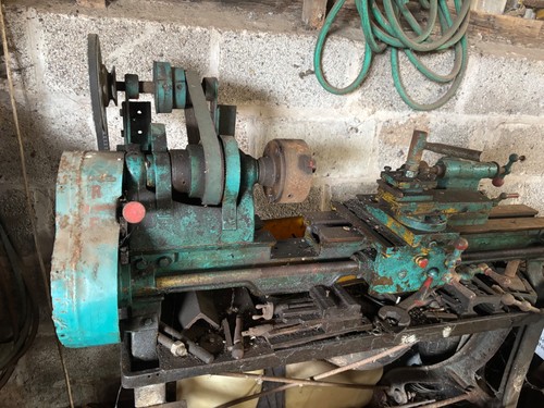 Metal lathe and pillar - and,